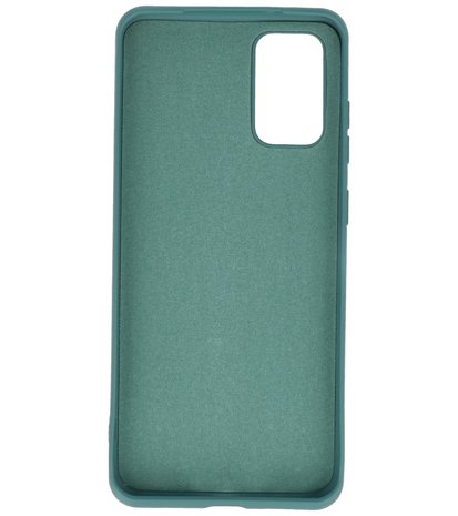 Fashion Backcover Telefoonhoesje voor Samsung Galaxy S20 Plus - Donker Groen