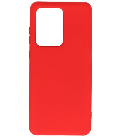 Fashion Backcover Telefoonhoesje voor Samsung Galaxy S20 ULtra - Rood