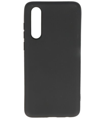 Fashion Backcover Telefoonhoesje voor Huawei P30 - Zwart