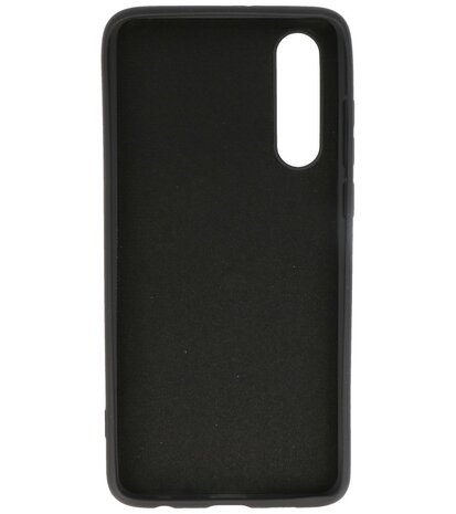 Fashion Backcover Telefoonhoesje voor Huawei P30 - Zwart