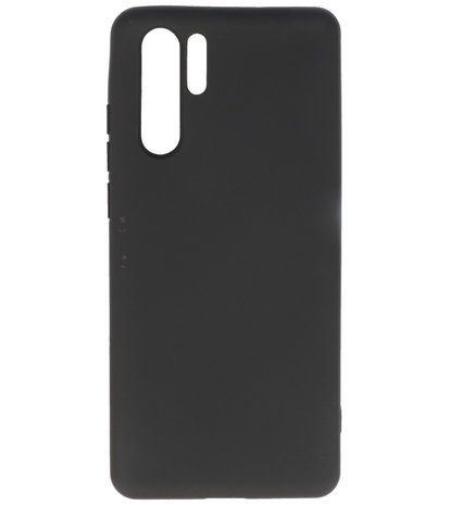 Fashion Backcover Telefoonhoesje voor Huawei P30 Pro - Zwart