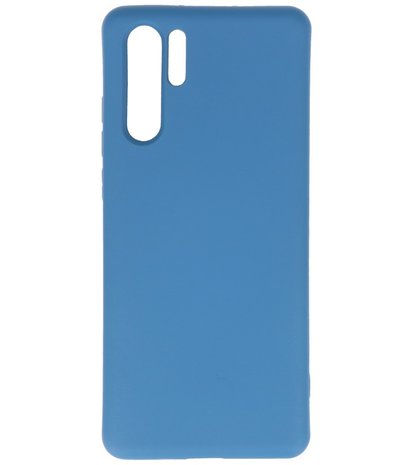 Fashion Backcover Telefoonhoesje voor Huawei P30 Pro - Navy