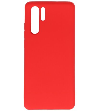 Fashion Backcover Telefoonhoesje voor Huawei P30 Pro - Rood