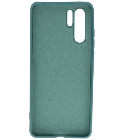 Fashion Backcover Telefoonhoesje voor Huawei P30 Pro - Donker Groen