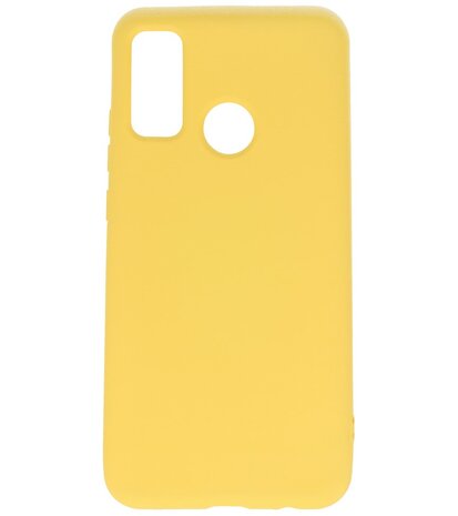 Fashion Backcover Telefoonhoesje voor Huawei P Smart 2020 - Geel