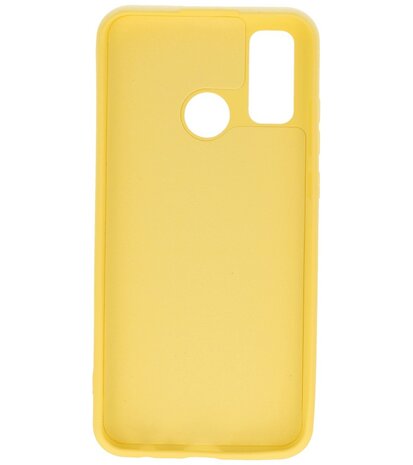 Fashion Backcover Telefoonhoesje voor Huawei P Smart 2020 - Geel