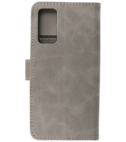 Booktype Wallet Case Telefoonhoesje voor Samsung Galaxy S20 FE - Grijs