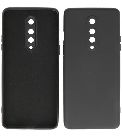 2.0mm Dikke Fashion Telefoonhoesje Backcover - Siliconen Hoesje - OnePlus 8 - Zwart