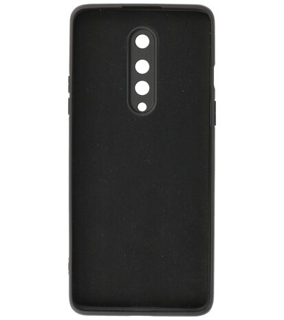 2.0mm Dikke Fashion Telefoonhoesje Backcover - Siliconen Hoesje - OnePlus 8 - Zwart