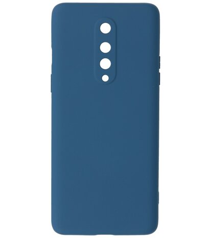 2.0mm Dikke Fashion Telefoonhoesje Backcover - Siliconen Hoesje - OnePlus 8 - Navy