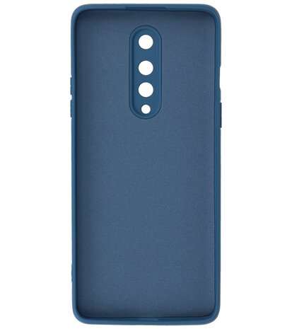 2.0mm Dikke Fashion Telefoonhoesje Backcover - Siliconen Hoesje - OnePlus 8 - Navy