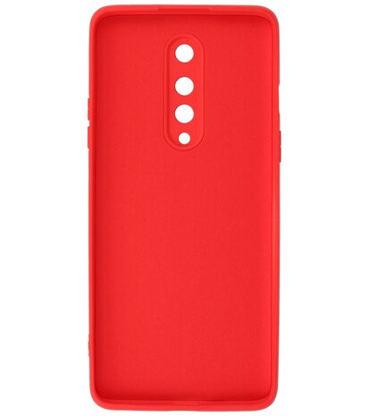 2.0mm Dikke Fashion Telefoonhoesje Backcover - Siliconen Hoesje - OnePlus 8 - Rood
