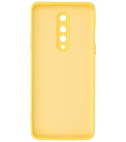 2.0mm Dikke Fashion Telefoonhoesje Backcover - Siliconen Hoesje - OnePlus 8 - Geel