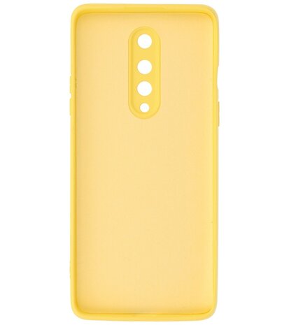2.0mm Dikke Fashion Telefoonhoesje Backcover - Siliconen Hoesje - OnePlus 8 - Geel