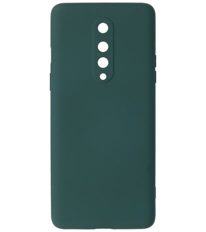 2.0mm Dikke Fashion Telefoonhoesje Backcover - Siliconen Hoesje - OnePlus 8 - Army Green