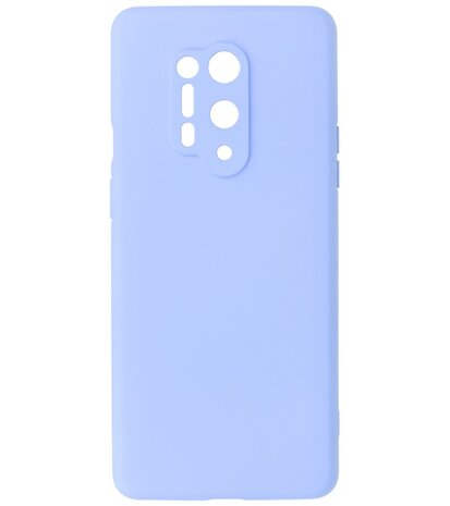 2.0mm Dikke Fashion Telefoonhoesje Backcover - Siliconen Hoesje - OnePlus 8 Pro - Paars