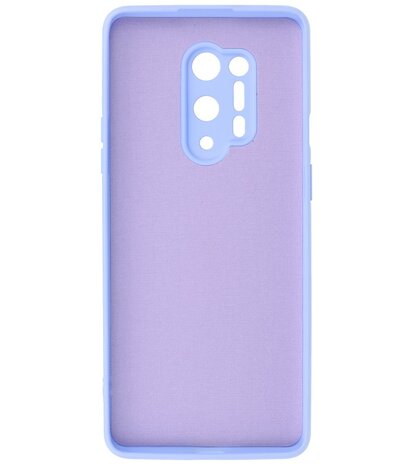 2.0mm Dikke Fashion Telefoonhoesje Backcover - Siliconen Hoesje - OnePlus 8 Pro - Paars