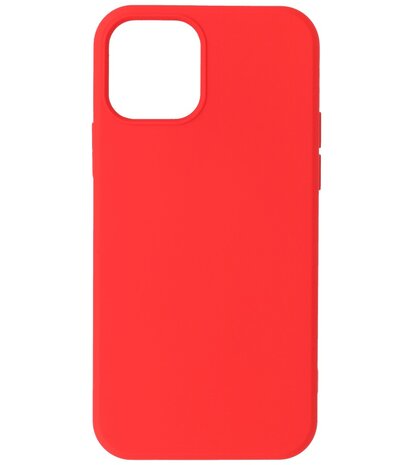 2.0mm Dikke Fashion Telefoonhoesje Backcover - Siliconen Hoesje - iPhone 12 Mini - Rood