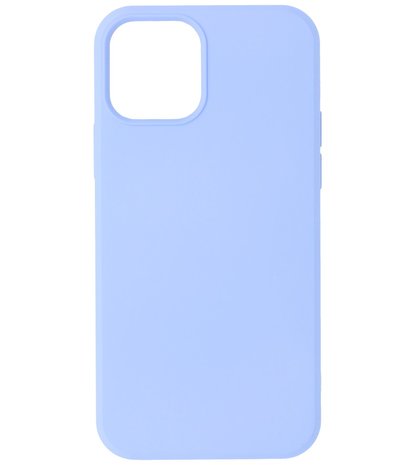 2.0mm Dikke Fashion Telefoonhoesje Backcover - Siliconen Hoesje - iPhone 12 Pro Max - Paars