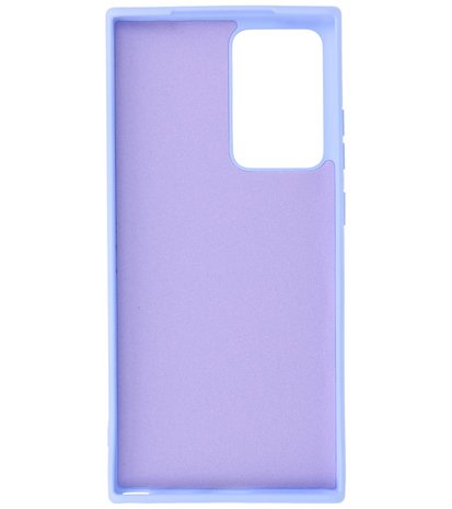 2.0mm Dikke Fashion Telefoonhoesje Backcover - Siliconen Hoesje - Samsung Galaxy Note 20 Ultra- Paars