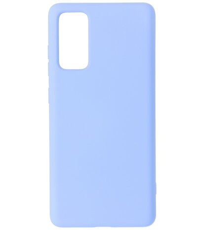 2.0mm Dikke Fashion Telefoonhoesje Backcover - Siliconen Hoesje - Samsung Galaxy S20 FE- Paars