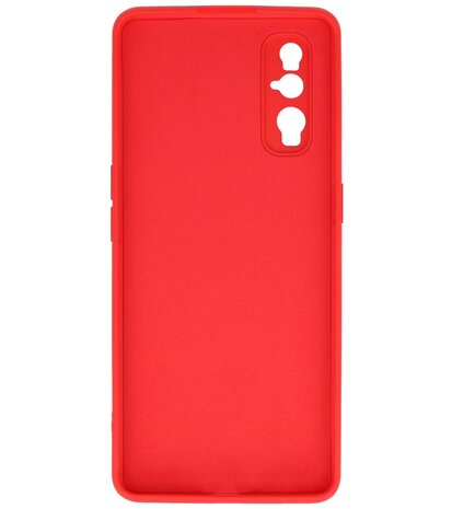 2.0mm Dikke Fashion Telefoonhoesje Backcover - Siliconen Hoesje - Oppo Find X2 - Rood