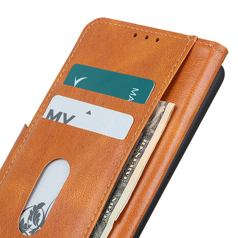 Portemonnee Telefoonhoesje voor Nokia 5.3 - Bruin