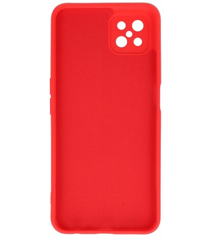 2.0mm Dikke Fashion Telefoonhoesje Backcover - Siliconen Hoesje - Oppo Reno 4 Z - Oppo A92s - Rood