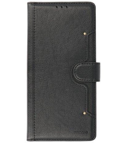 Book Case Pasjeshouder Telefoonhoesje voor Samsung Galaxy S21 Zwart