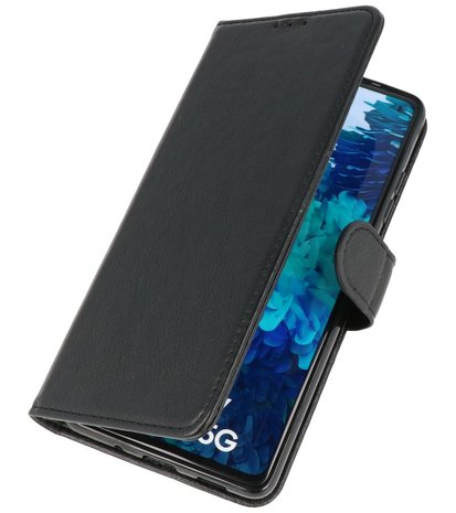 Booktype Wallet Case Telefoonhoesje voor Samsung Galaxy S20 FE - Zwart