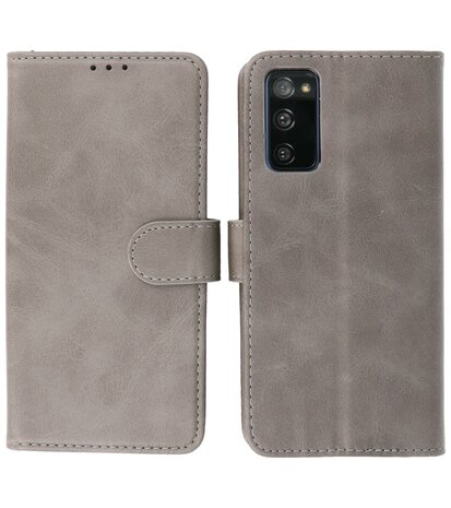 Booktype Wallet Case Telefoonhoesje voor Samsung Galaxy S20 FE - Grijs