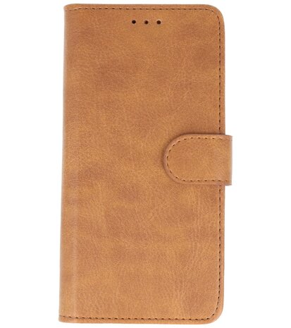 Booktype Wallet Case Telefoonhoesje voor Samsung Galaxy A12 - Bruin