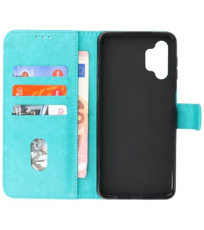 Booktype Wallet Case Telefoonhoesje voor Samsung Galaxy A32 5G - Groen