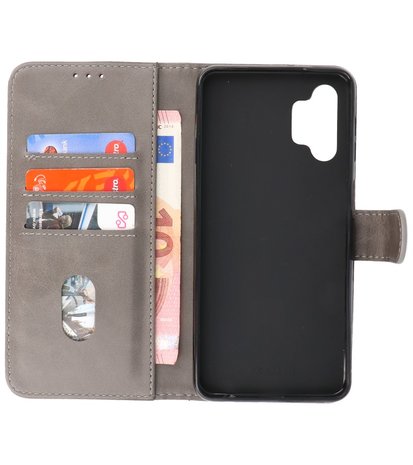Booktype Wallet Case Telefoonhoesje voor Samsung Galaxy A32 5G - Grijs
