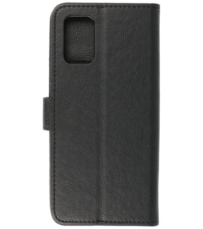 Booktype Wallet Case Telefoonhoesje voor Samsung Galaxy A02s / A03s - Zwart