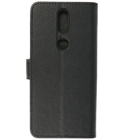 Booktype Wallet Case Telefoonhoesje voor Nokia 2.4 - Zwart