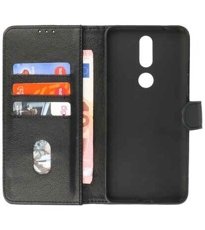 Booktype Wallet Case Telefoonhoesje voor Nokia 2.4 - Zwart