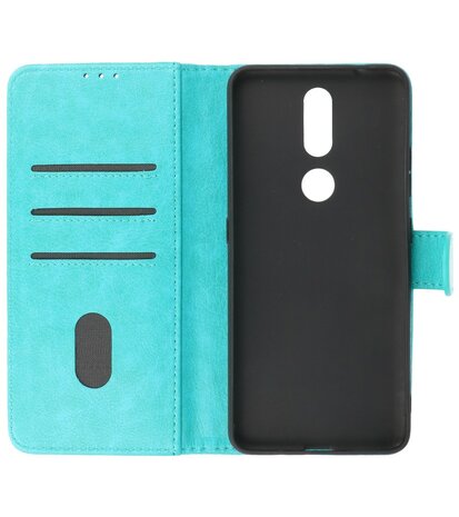 Booktype Wallet Case Telefoonhoesje voor Nokia 2.4 - Groen