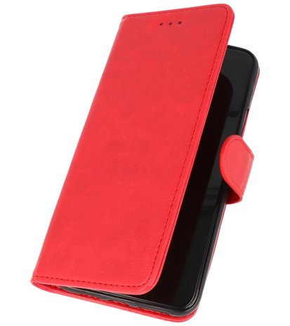 Booktype Wallet Case Telefoonhoesje voor Motorola Moto G 5G - Rood