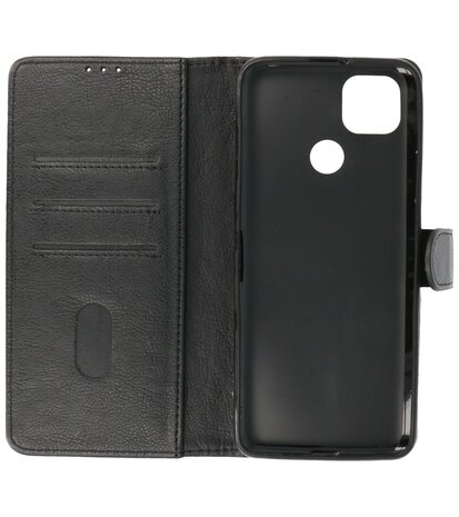 Booktype Wallet Case Telefoonhoesje voor Motorola Moto G9 Power (2020) - Zwart