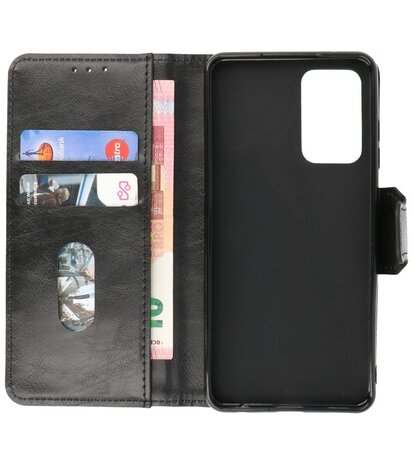 Portemonnee Wallet Case Hoesje voor Samsung Galaxy A72 / A72 5G - Zwart