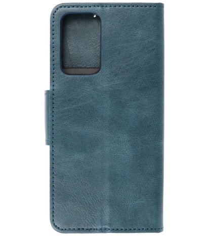 Portemonnee Wallet Case Hoesje voor Samsung Galaxy A72 / A72 5G - Blauw