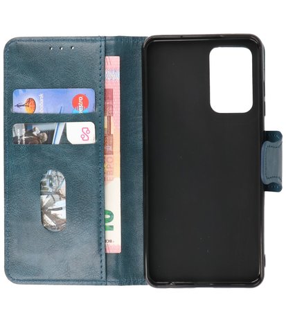 Portemonnee Wallet Case Hoesje voor Samsung Galaxy A72 / A72 5G - Blauw