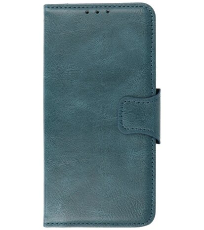 Portemonnee Wallet Case Hoesje voor OnePlus Nord N100 - Blauw