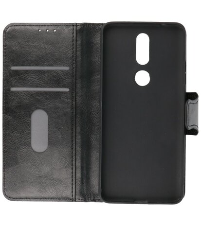 Portemonnee Wallet Case Hoesje voor Nokia 2.4 - Zwart