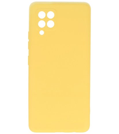 2.0mm Dikke Fashion Backcover Telefoonhoesje voor Samsung Galaxy A42 5G - Geel