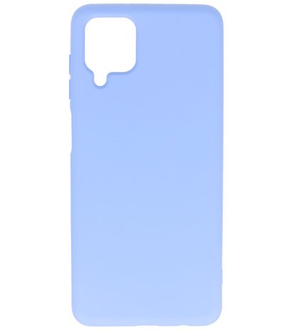 2.0mm Dikke Fashion Backcover Telefoonhoesje voor Samsung Galaxy A12 - Paars