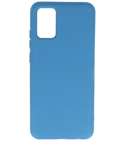 2.0mm Dikke Fashion Backcover Telefoonhoesje voor Samsung Galaxy A02s - Navy