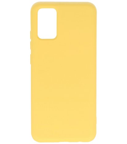 2.0mm Dikke Fashion Backcover Telefoonhoesje voor Samsung Galaxy A02s - Geel