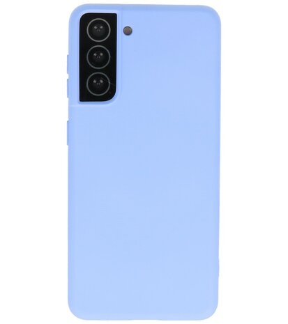2.0mm Dikke Fashion Backcover Telefoonhoesje voor Samsung Galaxy S21 - Paars